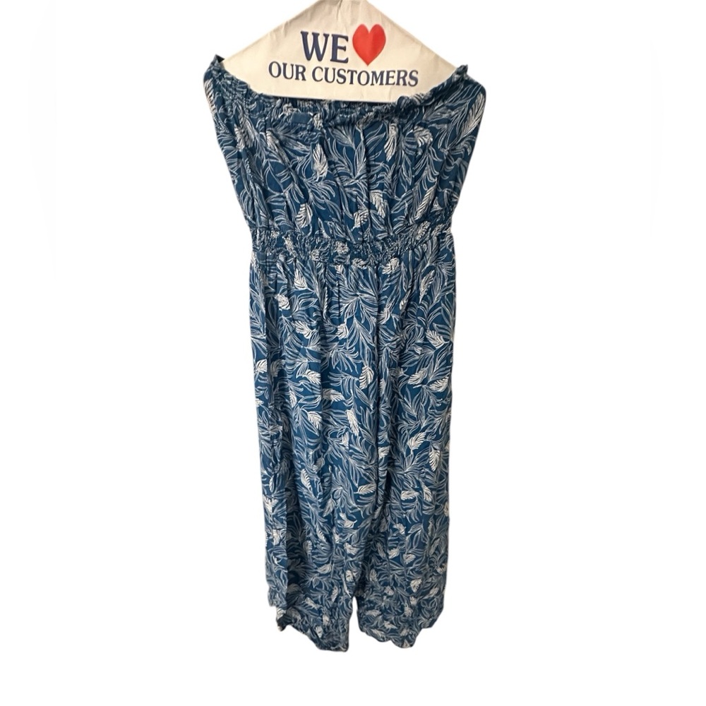 Blue.white romper jumper.   Great condition